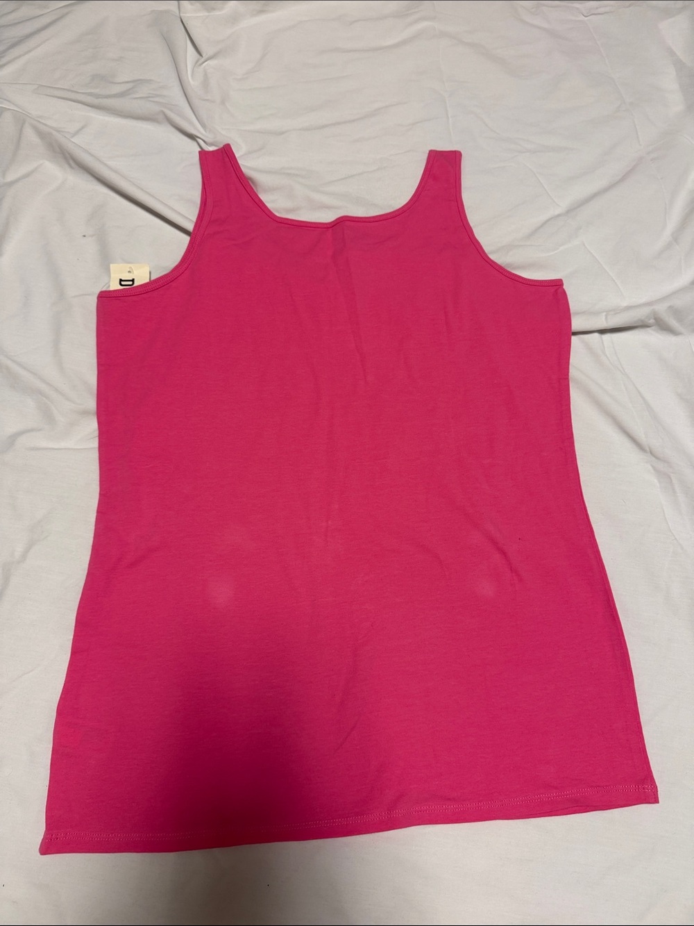Duluth Trading Co Women’s No Yank Tank Large Pink NWT - Picture 6 of 7